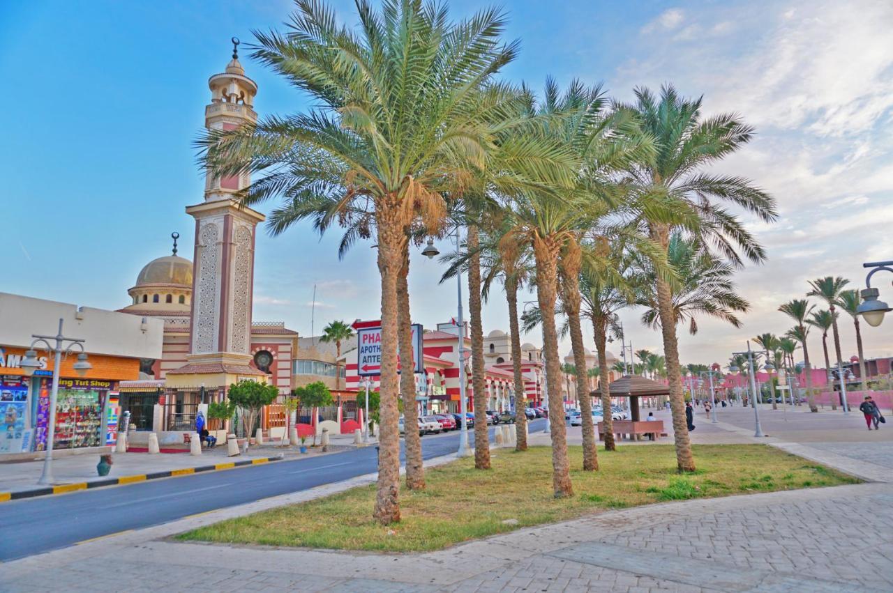 The Touristic Promenade Apartment Hurghada Buitenkant foto