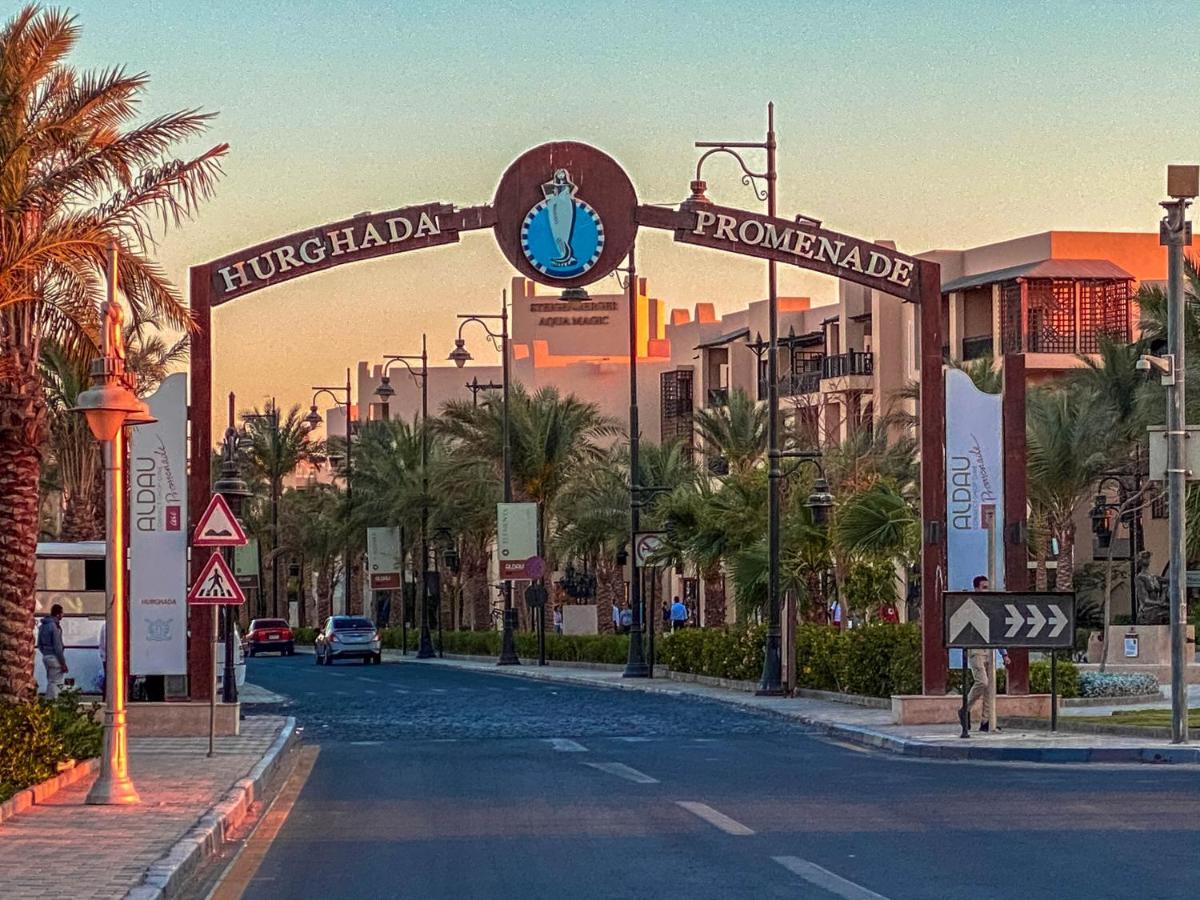 The Touristic Promenade Apartment Hurghada Buitenkant foto